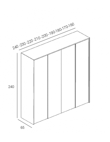 Armario HIPNOS uñero cuatro puertas